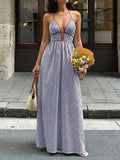 Striped Halter Dress