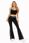 Activewear Top & Flares Set