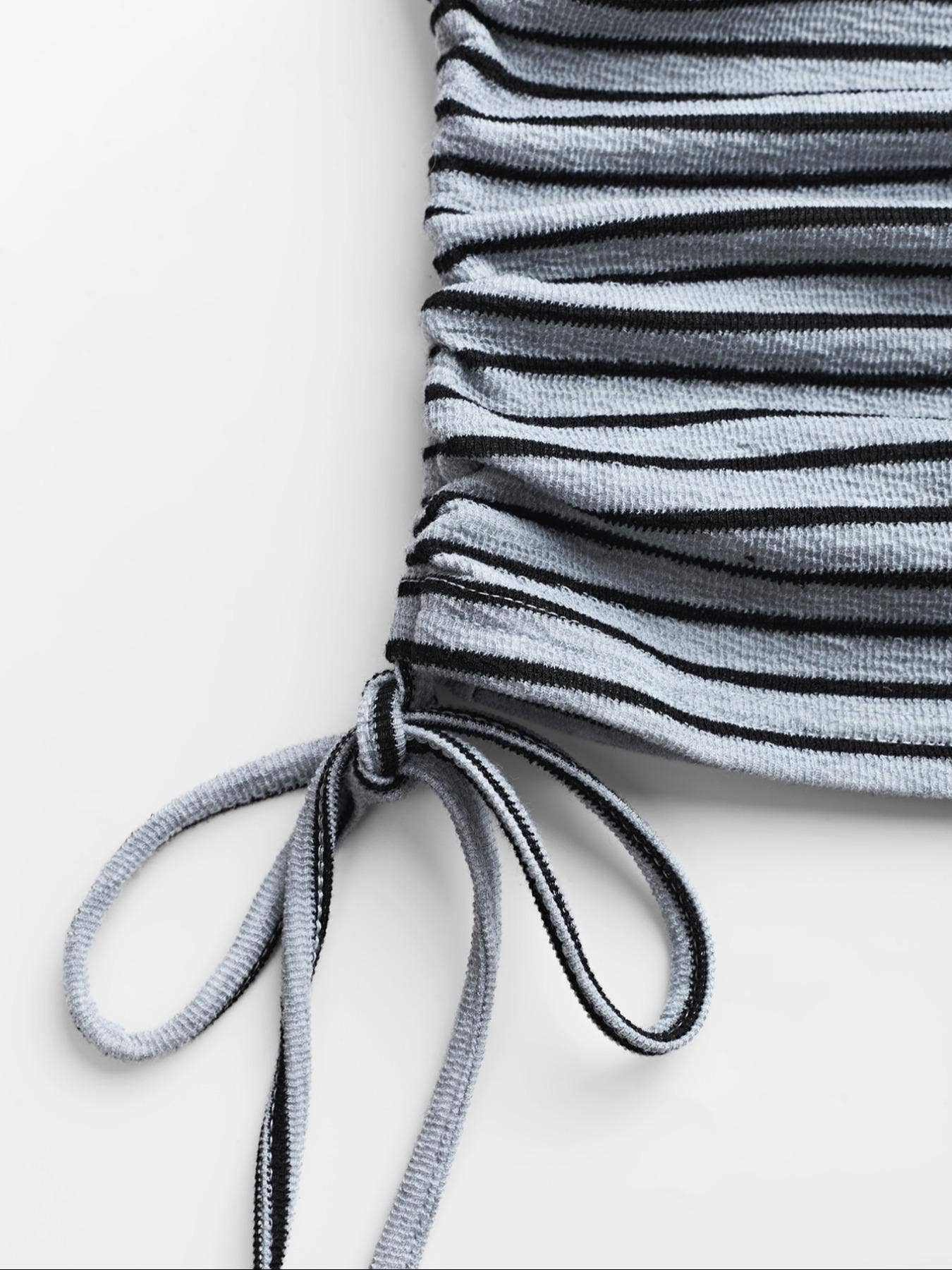 Striped Shirt Pants Set