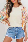 Floral Patchwork Blouse